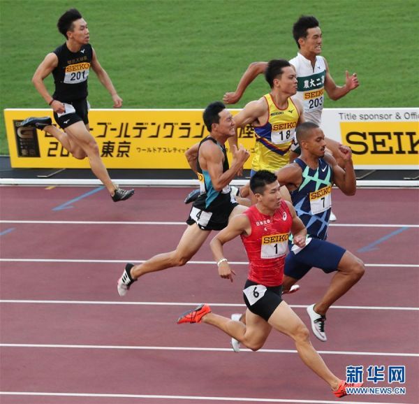 东京奥运会主体育场举行首场正式田径比赛