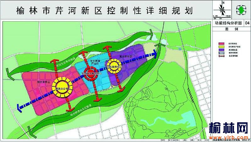 榆阳芹河新区—未来榆林中心城市生态宜居地